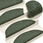 vidaXL Selbstklebende Treppenmatten 5 Stk. Grün 65x21x4cm Nadelvlies vidaXL Selbstklebende Treppenmatten 5 Stk. Grün 65x21x4cm Nadelvlies