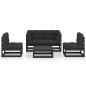 vidaXL 5-tlg. Garten-Lounge-Set mit Kissen Massivholz Kiefer vidaXL 5-tlg. Garten-Lounge-Set mit Kissen Massivholz Kiefer