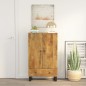 vidaXL Highboard mit Schublade 60x33x100 cm Massivholz Mango & Eisen vidaXL Highboard mit Schublade 60x33x100 cm Massivholz Mango & Eisen