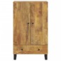 vidaXL Highboard mit Schublade 60x33x100 cm Massivholz Mango & Eisen vidaXL Highboard mit Schublade 60x33x100 cm Massivholz Mango & Eisen