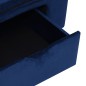 vidaXL Hundesofa mit Schublade Blau 75x50x38 cm Plüsch vidaXL Hundesofa mit Schublade Blau 75x50x38 cm Plüsch