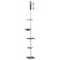 vidaXL Kratzbaum Deckenhoch Dunkelgrau 263,5-289,5 cm vidaXL Kratzbaum Deckenhoch Dunkelgrau 263,5-289,5 cm