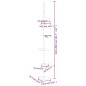 vidaXL Kratzbaum Deckenhoch Dunkelgrau 263,5-289,5 cm vidaXL Kratzbaum Deckenhoch Dunkelgrau 263,5-289,5 cm