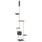 vidaXL Kratzbaum Deckenhoch Dunkelgrau 258,5-284,5 cm vidaXL Kratzbaum Deckenhoch Dunkelgrau 258,5-284,5 cm