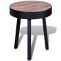 vidaXL Beistelltisch Rund Altholz Teak vidaXL Beistelltisch Rund Altholz Teak