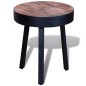 vidaXL Beistelltisch Rund Altholz Teak vidaXL Beistelltisch Rund Altholz Teak