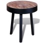 vidaXL Beistelltisch Rund Altholz Teak vidaXL Beistelltisch Rund Altholz Teak