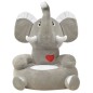 vidaXL Plüsch-Kindersessel Elefant Grau vidaXL Plüsch-Kindersessel Elefant Grau