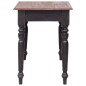 vidaXL Schreibtisch mit 3 Schubladen 117×57×75 cm Massivholz Mahagoni vidaXL Schreibtisch mit 3 Schubladen 117×57×75 cm Massivholz Mahagoni