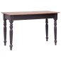 vidaXL Schreibtisch mit 3 Schubladen 117×57×75 cm Massivholz Mahagoni vidaXL Schreibtisch mit 3 Schubladen 117×57×75 cm Massivholz Mahagoni
