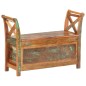vidaXL Flurbank 103x33x72 cm Altholz Massiv vidaXL Flurbank 103x33x72 cm Altholz Massiv