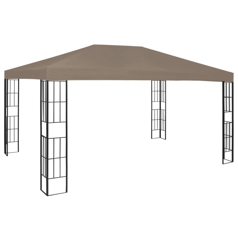 vidaXL Pavillon 4x3 m Taupe vidaXL Pavillon 4x3 m Taupe