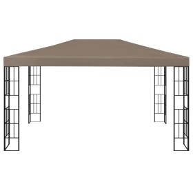 vidaXL Pavillon 4x3 m Taupe