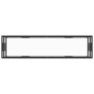 vidaXL TV-Schrank Schwarz mit Hartglas 160x40x40 cm vidaXL TV-Schrank Schwarz mit Hartglas 160x40x40 cm