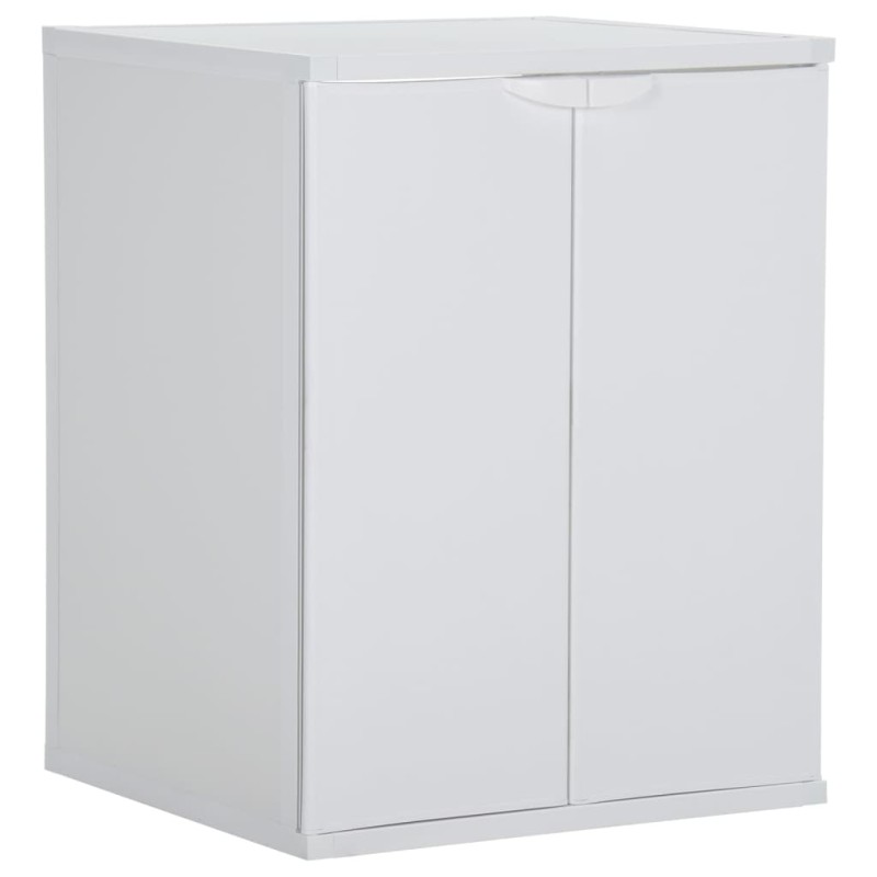 vidaXL Waschmaschinenschrank Weiß 68,5x64,5x88 cm PVC vidaXL Waschmaschinenschrank Weiß 68,5x64,5x88 cm PVC