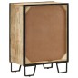 vidaXL Sideboard mit 2 Schubladen 53x31x72 cm Massivholz Mango & Eisen vidaXL Sideboard mit 2 Schubladen 53x31x72 cm Massivholz Mango & Eisen