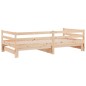 vidaXL Ausziehbares Tagesbett ohne Matratze 80x200 cm vidaXL Ausziehbares Tagesbett ohne Matratze 80x200 cm