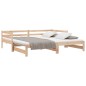 vidaXL Ausziehbares Tagesbett ohne Matratze 80x200 cm vidaXL Ausziehbares Tagesbett ohne Matratze 80x200 cm
