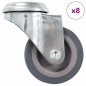 vidaXL 8 Stk. Lenkrollen mit Bolzenloch 50 mm vidaXL 8 Stk. Lenkrollen mit Bolzenloch 50 mm