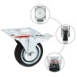 vidaXL 12 Stk. Rollen 75 mm vidaXL 12 Stk. Rollen 75 mm
