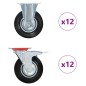 vidaXL 24 Stk. Rollen 125 mm vidaXL 24 Stk. Rollen 125 mm