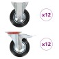 vidaXL 24 Stk. Rollen 160 mm vidaXL 24 Stk. Rollen 160 mm