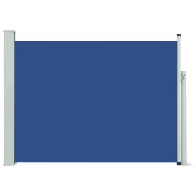 vidaXL Ausziehbare Seitenmarkise 120×500 cm Blau
