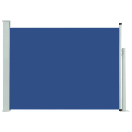 vidaXL Ausziehbare Seitenmarkise 120×500 cm Blau