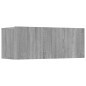 vidaXL 8-tlg. TV-Schrank-Set Grau Sonoma Holzwerkstoff vidaXL 8-tlg. TV-Schrank-Set Grau Sonoma Holzwerkstoff