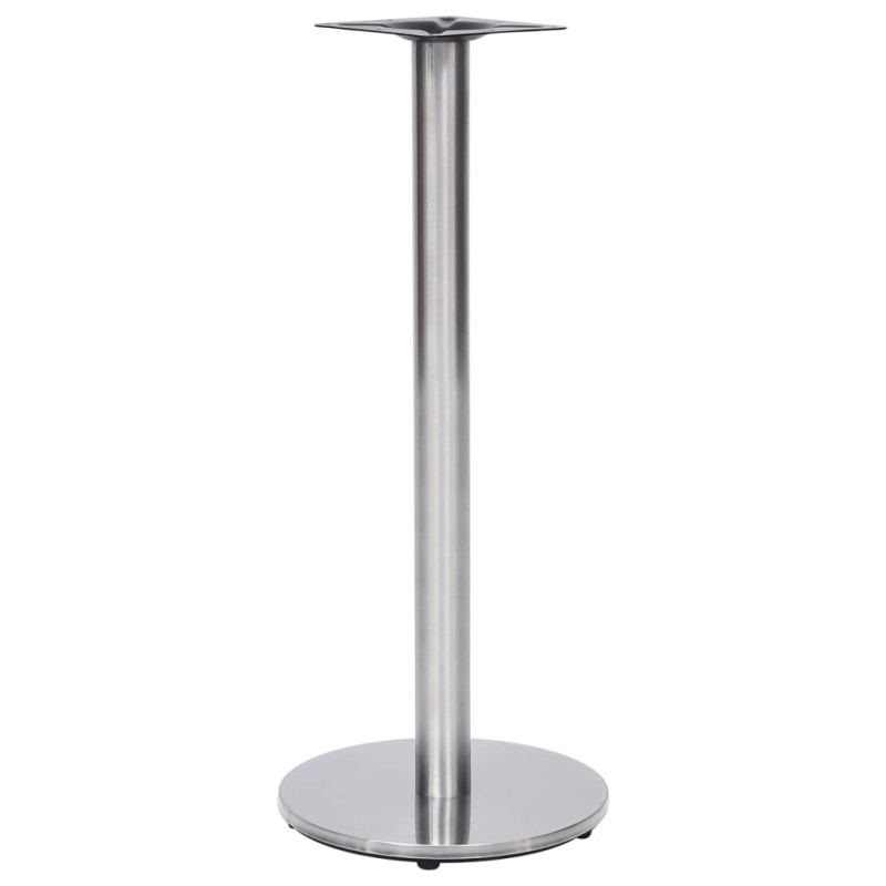 vidaXL Bistrotisch-Gestell Silbern Ø45x107 cm Edelstahl vidaXL Bistrotisch-Gestell Silbern Ø45x107 cm Edelstahl