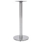 vidaXL Bistrotisch-Gestell Silbern Ø45x107 cm Edelstahl vidaXL Bistrotisch-Gestell Silbern Ø45x107 cm Edelstahl
