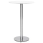 vidaXL Bistrotisch-Gestell Silbern Ø45x107 cm Edelstahl vidaXL Bistrotisch-Gestell Silbern Ø45x107 cm Edelstahl