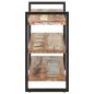 vidaXL Sideboard mit 3 Regalböden 120x40x75 cm Altholz Massiv vidaXL Sideboard mit 3 Regalböden 120x40x75 cm Altholz Massiv