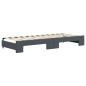 vidaXL Tagesbett Ausziehbar mit Schubladen Dunkelgrau 80x200 cm Samt vidaXL Tagesbett Ausziehbar mit Schubladen Dunkelgrau 80x200 cm Samt