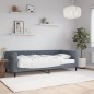 vidaXL Tagesbett mit Matratze Dunkelgrau 90x200 cm Samt vidaXL Tagesbett mit Matratze Dunkelgrau 90x200 cm Samt
