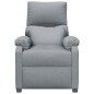 vidaXL Relaxsessel Elektrisch Hellgrau Stoff vidaXL Relaxsessel Elektrisch Hellgrau Stoff
