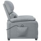 vidaXL Relaxsessel Elektrisch Hellgrau Stoff vidaXL Relaxsessel Elektrisch Hellgrau Stoff