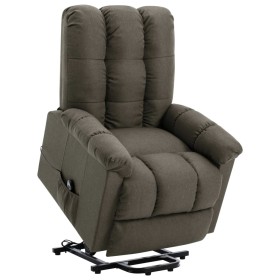 vidaXL Aufstehsessel Taupe Stoff