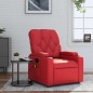 vidaXL Massagesessel Rot Kunstleder vidaXL Massagesessel Rot Kunstleder