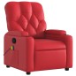 vidaXL Massagesessel Rot Kunstleder vidaXL Massagesessel Rot Kunstleder