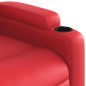 vidaXL Massagesessel Elektrisch Rot Kunstleder vidaXL Massagesessel Elektrisch Rot Kunstleder