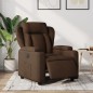 vidaXL Relaxsessel Elektrisch Braun Stoff vidaXL Relaxsessel Elektrisch Braun Stoff