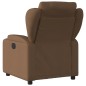 vidaXL Relaxsessel Elektrisch Braun Stoff vidaXL Relaxsessel Elektrisch Braun Stoff