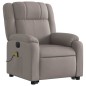 vidaXL Elektrischer Massagesessel mit Aufstehhilfe Taupe Stoff vidaXL Elektrischer Massagesessel mit Aufstehhilfe Taupe Stoff