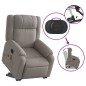vidaXL Elektrischer Massagesessel mit Aufstehhilfe Taupe Stoff vidaXL Elektrischer Massagesessel mit Aufstehhilfe Taupe Stoff
