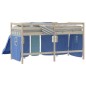 vidaXL Vorhänge für Hochbett Blau Polyester vidaXL Vorhänge für Hochbett Blau Polyester