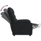vidaXL Relaxsessel Schwarz Stoff vidaXL Relaxsessel Schwarz Stoff
