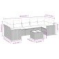 vidaXL 8-tlg. Garten-Sofagarnitur mit Kissen Braun Poly Rattan vidaXL 8-tlg. Garten-Sofagarnitur mit Kissen Braun Poly Rattan