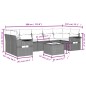 vidaXL 8-tlg. Garten-Sofagarnitur mit Kissen Braun Poly Rattan vidaXL 8-tlg. Garten-Sofagarnitur mit Kissen Braun Poly Rattan