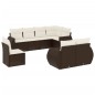vidaXL 8-tlg. Garten-Sofagarnitur mit Kissen Braun Poly Rattan vidaXL 8-tlg. Garten-Sofagarnitur mit Kissen Braun Poly Rattan